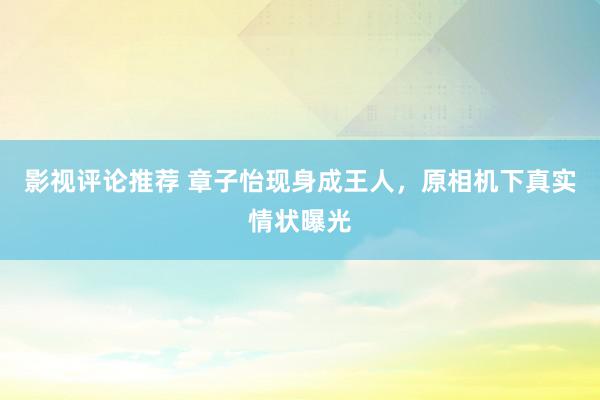 影视评论推荐 章子怡现身成王人，原相机下真实情状曝光